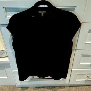 Halogen Brand from Nordstrom. Black blouse with built in shell. Size XL